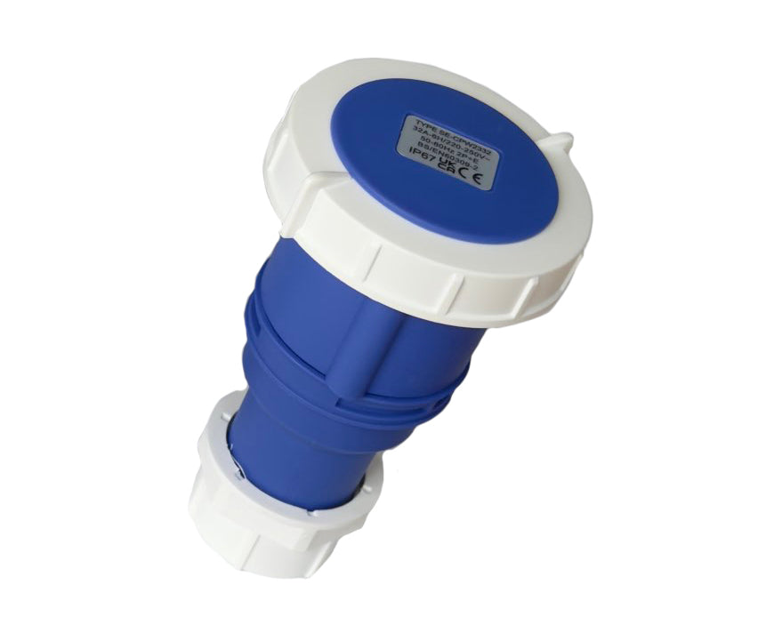230V 2P+E 32A IP67 TRAILING COUPLER / CONNECTOR