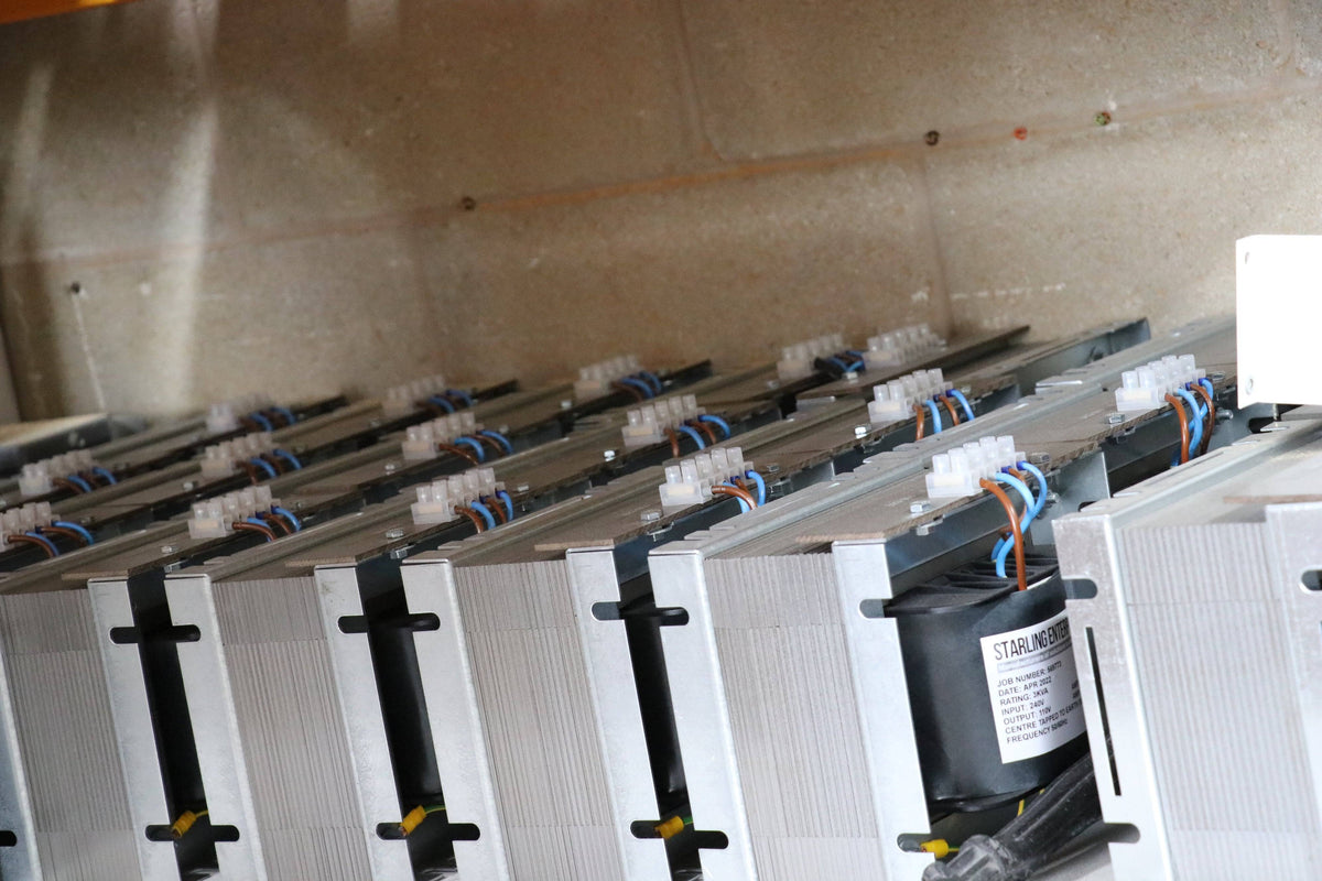 Close Up Of Transformer Core Stock