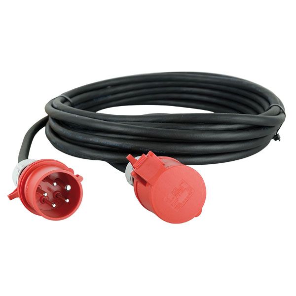 415V 3P+N+E 32A IP44 EXTENSION LEAD H07RN-F RUBBER CABLE