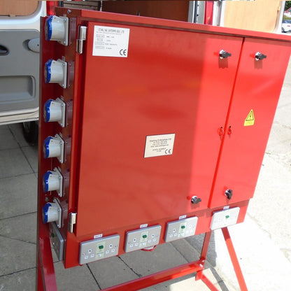 BESPOKE DOUBLE DOOR BOARD WITH 16A AND 13A SOCKETS