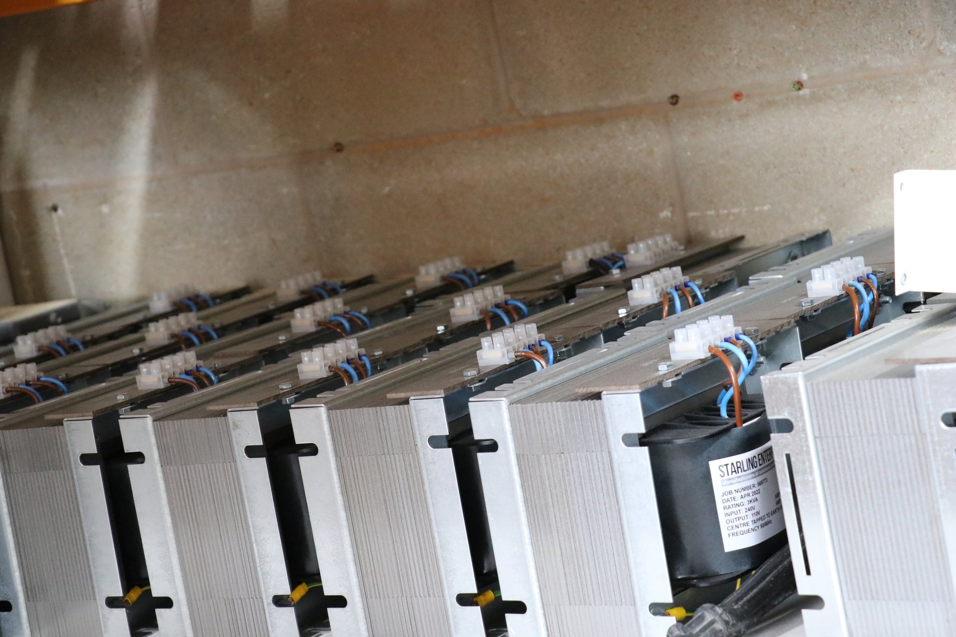 Close Up Of Transformer Core Stock