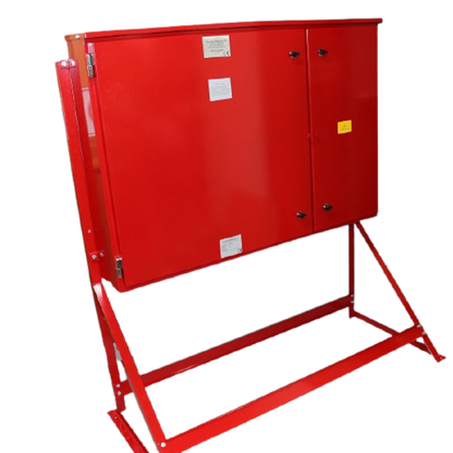 DOUBLE DOOR DISTRIBUTION PANEL WITH LEG SET FREE-STANDING
