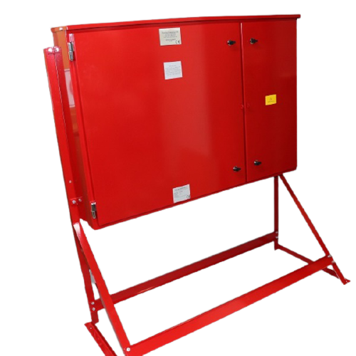 DOUBLE DOOR DISTRIBUTION PANEL WITH LEG SET FREE-STANDING