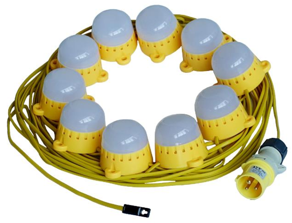 110V 22M MOULDED LED FESTOON STRING LIGHT